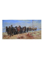 копия картины: Репина  Илья  Ефимовича (1844-1930) “Бурлаки на Волге” 