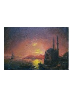 копия Айвазовского “Вид Константинополя, при лунном освещении” 
